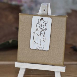 Schlüsselanhänger:Comic Bär mit T-Shirt