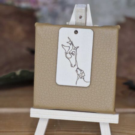 Schlüsselanhänger:Pferd & Hund im One-Line-Stil