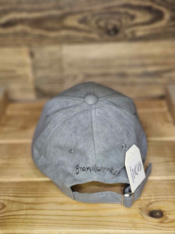 creamoarts-brandwerk baseball-cap006 Baseball Cap:Galgo & Rosen im Abendgrau, leise stolz in Velours
